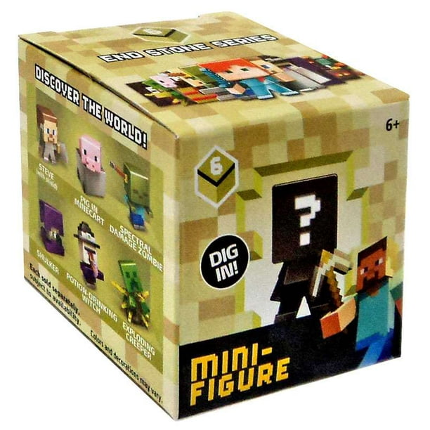 Minecraft End Stone Series 6 Mini Figure Mystery Pack Walmart Com Walmart Com
