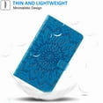 thumbnail image 4 of Galaxy Tab A 8.0 inch T290 T295 T297 Case, Dteck Slim Embossed PU Leather Folio Smart Stand Wallet Cover for Samsung Galaxy Tab A 8.0 inch 2019 Release Model T290 T295 T297 Without S Pen, blue, 4 of 4