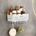 thumbnail image 3 of 1pc Easy-Install Toilet Storage Rack - Convenient Bathroom Organizer with No Punching Needed, 3 of 4