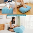 Leg Elevation Pillow,Inflatable Wedge Pillow Legs Elevates to Relax
