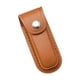 thumbnail image 2 of Cuchillos plegables de cuero para caza, acampada al aire libre, fáciles de sujetar al cinturón para uso pequeño. S Marrón, 2 of 9