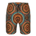thumbnail image 3 of Balery African Tribal Style Traje de Baño Estilo Hawaiano para Hombre, Shorts de Secado Rápido con Bolsillos-Medium, 3 of 6