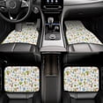 thumbnail image 7 of Zufioo Cactus Plants Print Car Floor Mats Four-piece Set, Car Interior Accessories - Corrosion-resistant, Non-Slip, Suitable for Cars, Trucks, Vans, 7 of 7