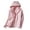 Pink, variant on Clearance! Gallickan Ladies Waterproof Winter Coat Ladies Fleece Thickened Warm Hooded Reversible Jacket