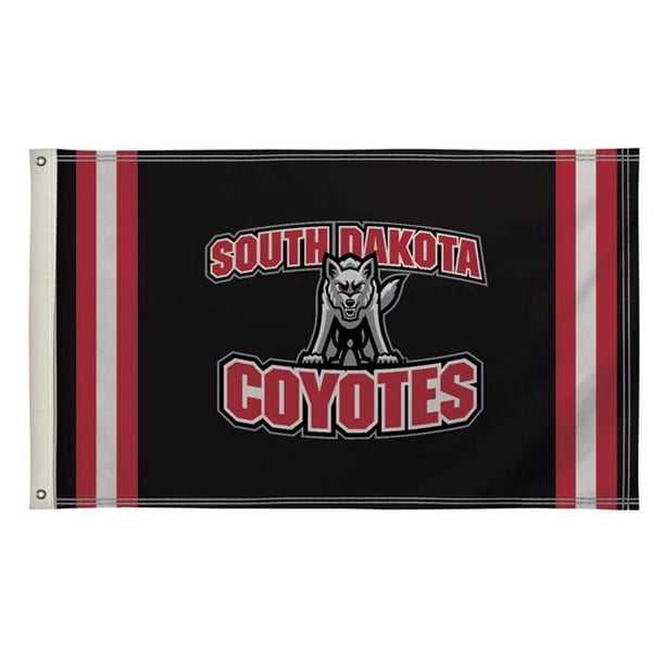 Showdown Displays 810003USD-002 3 x 5 Pi Sud Dakota Coyotes NCAA Drapeau - N°002