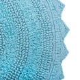 thumbnail image 2 of Alfombra de baño DII Crochet Collection reversible, grande, ovalada, azul DII Ver descripción, 2 of 7