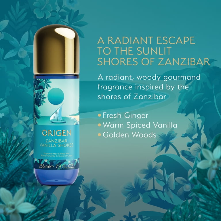 Origen Zanzibar Vanilla Shores Hair & Body Mist, 7.9 Fl Oz photo 3
