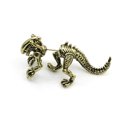thumbnail image 1 of par de pendientes de dinosaurio, moda de Halloween, joyería para hombres y mujeres, pendiente de tuerca de monstruo alienígena aterrador en 3D, Color negro Punk oso de fresa  Hogar, 1 of 1