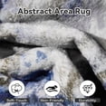 thumbnail image 6 of SIXHOME 6'x6' Area Rugs for Living Room Marble Swirl Abstract Rug Ultra Soft Washable Rugs for Bedroom Anti Slip Durable Carpet Home Decor for Dining Room Blue, 6 of 9