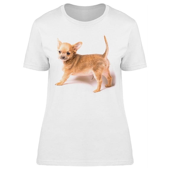 Funny Posing Chihuahua T-Shirt Women -Image by Shutterstock, Female Small