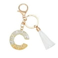 thumbnail image 1 of Wijhcboe 2025 Creative Keychain Color Letter Keychain Translucent Resin Pendant Personalized Keychains Personalized Keychain Letter Translucent Pendant Color Resin Creative Keychain Keychains P Walle, 1 of 8