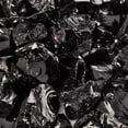 thumbnail image 1 of Black Fire Glass | Midnight Black, Crushed Fire Glass, 1/2"-3/4" | 10 lbs, 1 of 4