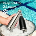 thumbnail image 4 of 12oz Kids Water Bottle for School - Leak-Proof Insulated Stainless Steel, Small Size (Stainless Steel), 4 of 10