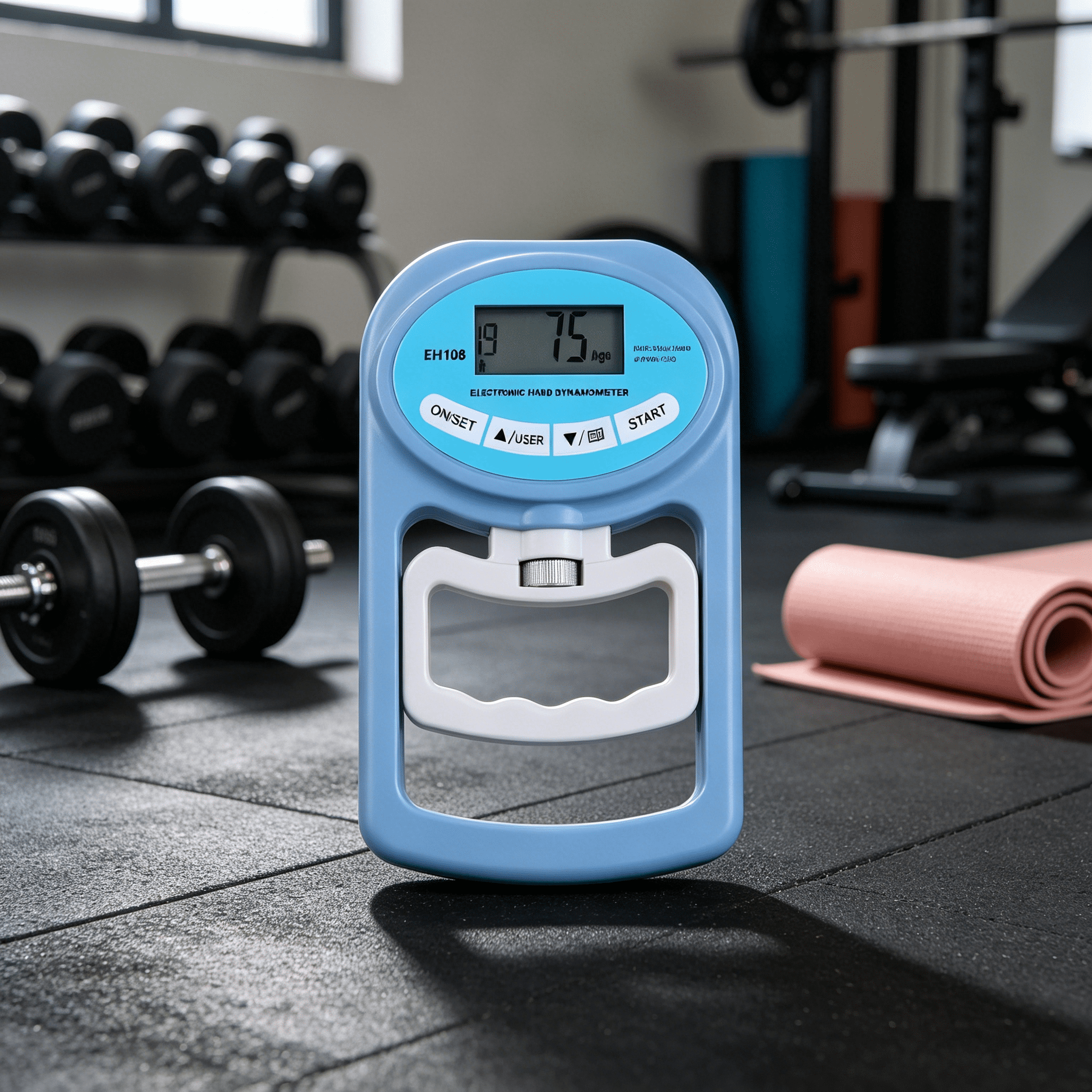 BESTSKY 2026 New Hand Dynamometer Grip Strength Trainer Electronic Hand Grip Strength Tester Grip Strengthener Hand Exerciser Meter Digital Hand Grip Training Gauge 396 Lbs for Sport Home School