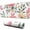 Little Red Flowers, variant on Orange Fruit and Flower Buds&nbsp;desk Mouse Padwaterproofwashable&nbsp;for Office Home Work GamingmousepadRubber Base Mousepad with Stitched Edges 31.5x11.8inches