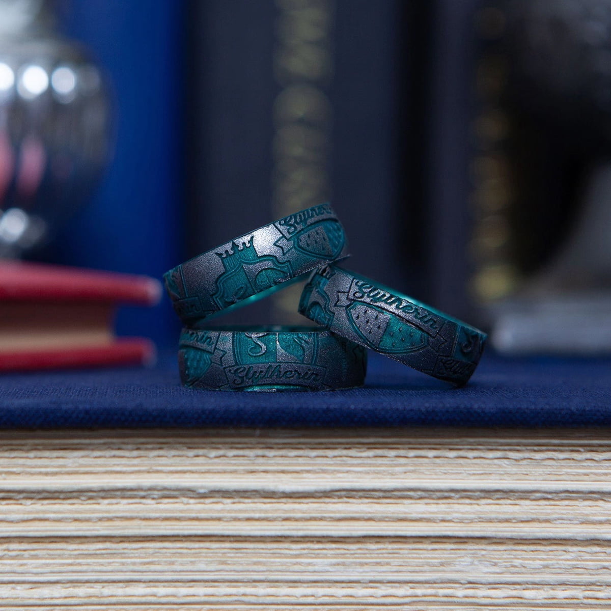 Harry Potter Gryffindor Crest Engraved Signet Ring By Badger & Brown.