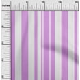 thumbnail image 2 of oneOone Georgette Viscose Amethyst Fabric Stripes Craft Projects Decor Fabric Printed By The Yard 42 Inch Wide, 2 of 4