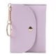thumbnail image 5 of Cartera de mujer Ehuebsd con múltiples ranuras y Llavero de Cuero púrpura, 5 of 9