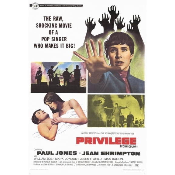 Posterazzi MOVGH4275 Privilege Movie Poster - 27 x 40 in.