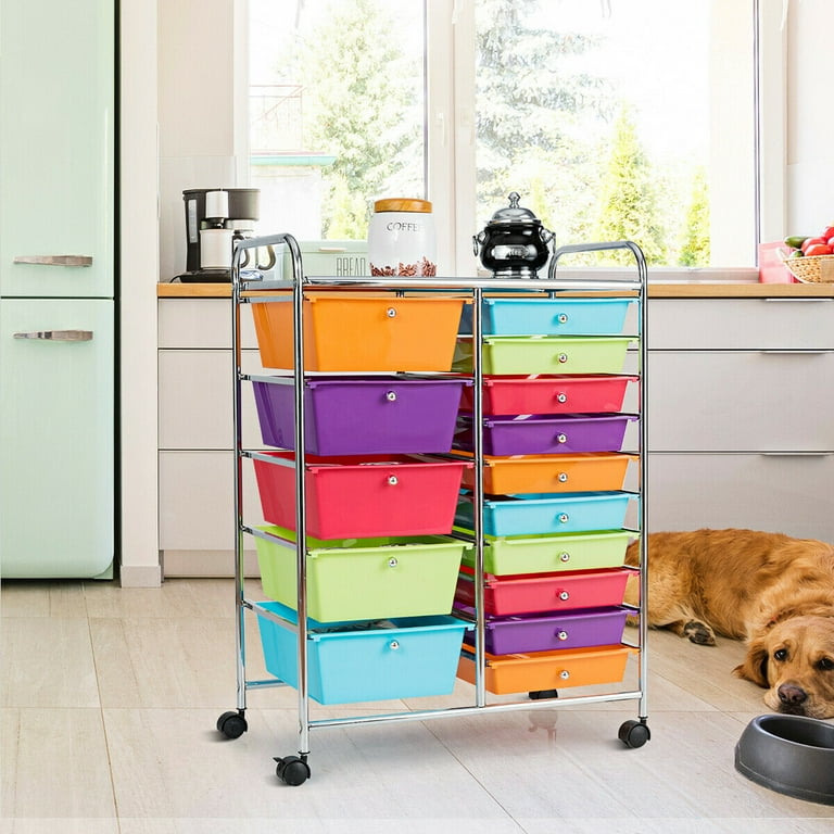 Amazon.com: ZENFUN 3 Pack Drawer Plastic Stackable Storage