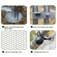 thumbnail image 3 of Large Metal Chicken Coop, Walk-in Poultry Cage with Waterproof & Anti-UV Cover, Hen Run House/Rabbits Cage, Heavy Duty Coop for Backyard, Farm, 10' x 6.6' x 6.56', L0034, 3 of 7