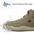 thumbnail image 3 of Zapatos Montar Cuero Altos Botines Botas Nieve para Hombres Con Cierre Antideslizantes Ligeros Senderismo, 3 of 9