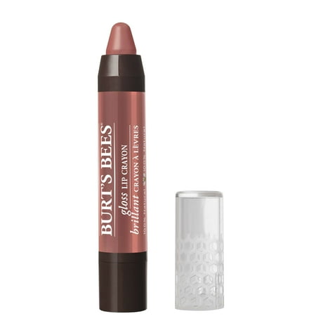 Burt's Bees 100% Natural Moisturizing Gloss Lip Crayon, Santorini Sunrise - 1 (Best Natural Pink Lipstick)