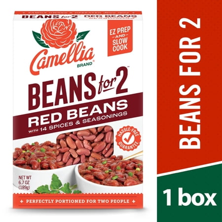 Camellia Beans for 2 Red Beans with 14 Spices & Seasoning 6.7 oz