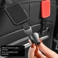 thumbnail image 4 of Gancho para coche Gancho para asiento de coche Gancho de gamuza de metal para coche Gancho oculto para respaldo de asiento de coche, 4 of 5