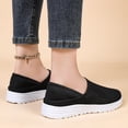 thumbnail image 4 of Rokment Womens Mens Walking Mules Tennis Shoes Unisex Lightweight Breathable Mesh Two-Ways Convertible Backless Half Slippers Sandals Black Size 6, 4 of 7