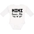 thumbnail image 3 of Inktastic Mimi Loves Me Baby Clothes Girl Girls Long Sleeve Baby Bodysuit, 3 of 5