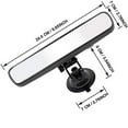 thumbnail image 2 of Rear View Mirror,LECAMEBOR Universal Thickened Anti-glare HD Car Interior Rear View Mirror-(With Adjustable Suction Cup ), 2 of 3