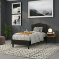 thumbnail image 4 of Flash Furniture Cambridge Tufted Upholstered Twin Size Headboard in Black Fabric, 4 of 12