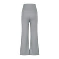 thumbnail image 5 of ZyeKqe Womens Flare Leggings Casual High Waisted Solid Color Sports Bell Bottoms Soft Bootcut Yoga Leggings, 5 of 6