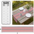 thumbnail image 2 of Ombre Red Black Striped Table Runner Farmhouse Modern Stripes Tablerunners 13 x 48 Inch, Table Decorations Tabletop Scarf for Summer Gathering Holiday Farmhouse Kitchen Dining Decor, 2 of 7