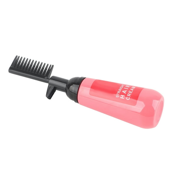 Enderezar La Crema De Tratamiento Del Cabello, Factor De Suavidad Natural De 150 Ml De Crema De Risa De Cabello Inofensiva Con Seguridad Con Un Peine Incorporado Para Suavizar El