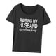 thumbnail image 5 of Camiseta para mujer con cuello redondo y elegante camiseta básica simple para mochilero M, 5 of 8