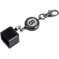 thumbnail image 1 of Billiards Snooker Pool Cue Chalk Holder, Snooker Cue Chalk Box with Retractable Key Ring for Billiard Cue Snooker Accessory, 1 of 5
