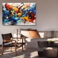 thumbnail image 6 of Abstract Artwork Painting Poster Decorative Painting Canvas Wall Art Living Room Posters Bedroom Painting,Frame-style,24x36inch(60x90cm), 6 of 8