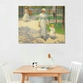 thumbnail image 2 of Nawypu Spring in Central Park 1908 Artwork by Childe Hassam, 20x16 inch Canvas Wall Art, 2 of 4