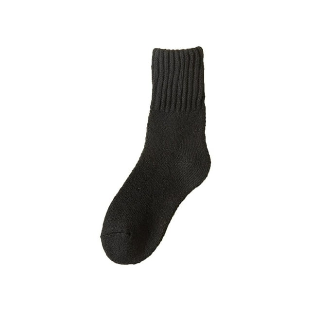HAiming Cozy Warm Crew Socks for Women Mid-Tube Thickened Solid Color Work Warm Winter Soft Comfy Sock