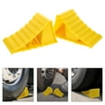 thumbnail image 5 of 1 Pair Plastic Tire Stopper Wheel Chocks Cars Camper Wheel Rv Chocks Vehicle Trailer Ramps Stop Blocks Motorcycle Wheel Chocks (20x12x11CM), 5 of 5