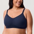 thumbnail image 3 of DELIMIRA Inbarely Lift Wireless Full Coverage Bras, Unlined, Plus Size, Seamless, Everyday Bralette, for Women, 3 of 5