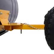 Roromall Snow Pusher Snow Shovel with Wheels Adjustable Angle Handle Snow Removal Tool 29 Blade Snow Plow