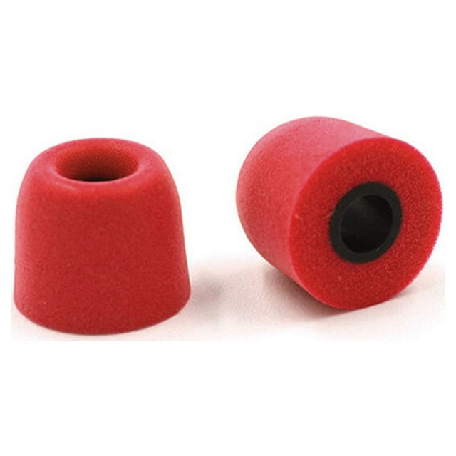 VONKY 6 Paires de Coussinets Élastiques Réduction de Bruit en Mousse pour Dormir Embouts de Voyage Portables Remplacement Coussinets Rouges