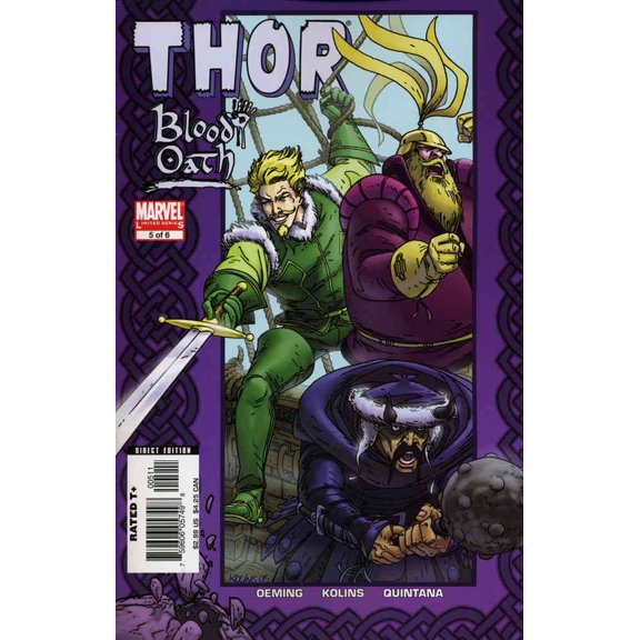 Thor: Blood Oath #5 VF ; Marvel Comic Book