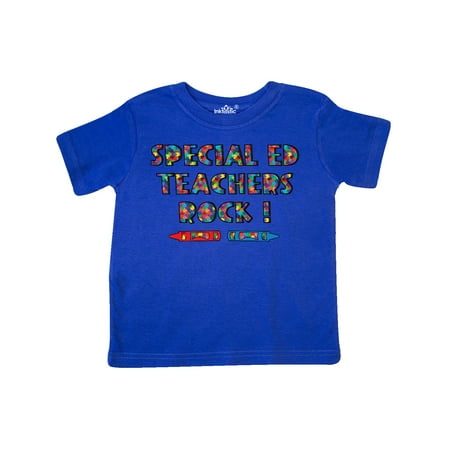 

Inktastic Special Ed Teachers Rock Gift Toddler Boy or Toddler Girl T-Shirt