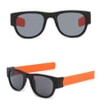 thumbnail image 4 of Cycling Sunglasses for Men Women Goggles Creative Glasses Sunglasses Wristband Polarized Cycling Sunglasses Foldable Glasses Orange, 4 of 4