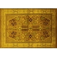 thumbnail image 1 of Ahgly Company Indoor Rectangle Oriental Yellow Traditional Area Rugs, 7' x 10', 1 of 4