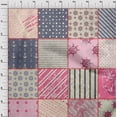 thumbnail image 4 of oneOone Silk Tabby Gray Fabric Nautical Sewing Craft Projects Fabric Prints By Yard 42 Inch Wide, 4 of 6